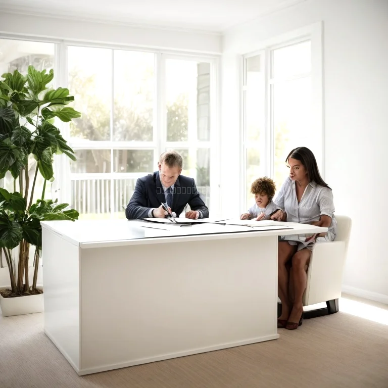 Attorney reviewing purchase document
